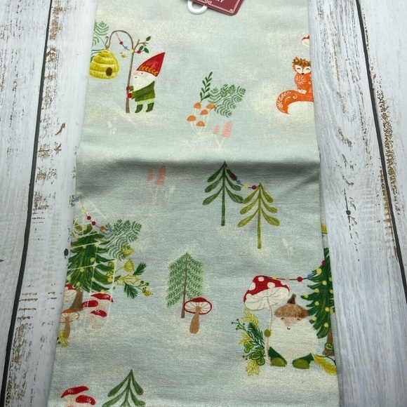 World Market Woodland Gnome Kitchen Towel, One, NWT - Picture 4 of 6
